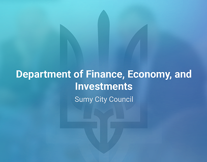 Staatliche Website des Ministeriums für Finanzen und Investitionen der Region Sumy